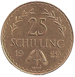 Autriche 25 shillings 1929